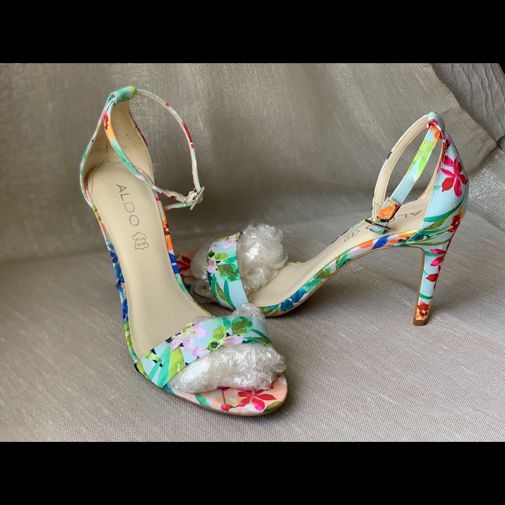 Flower Adorned Sandals